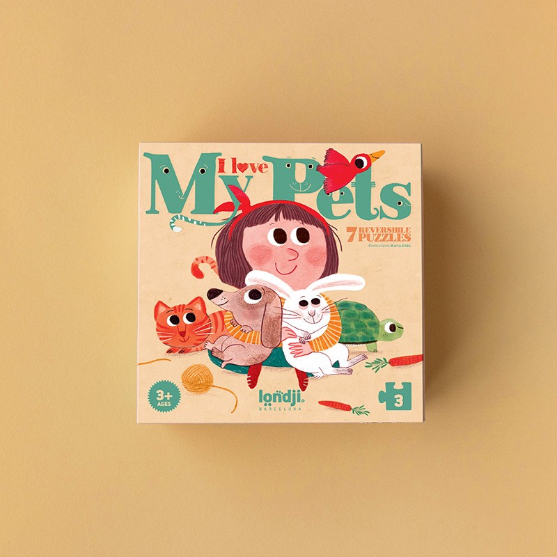 7 puzzles de mascotas